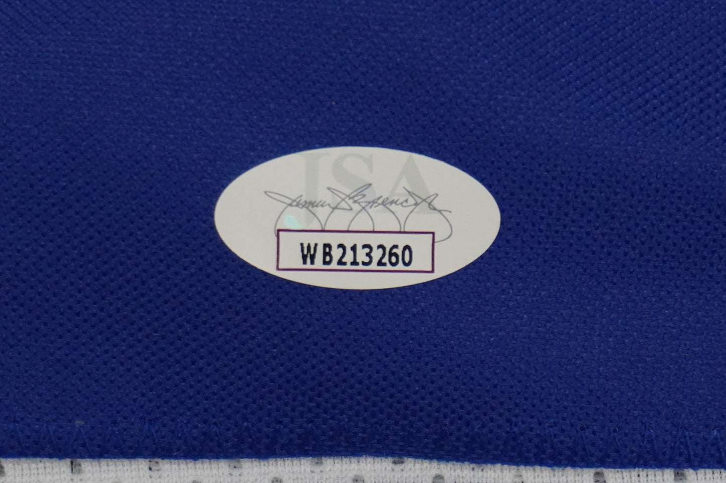 BOB LILLY SIGNED WHITE JERSEY Size L Dallas Cowboys w/HOF 80 JSA COA