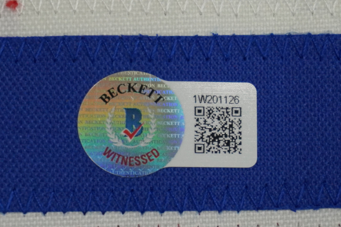 MARCUS SEMIEN TEXAS RANGERS SIGNED Sewn Jersey BAS