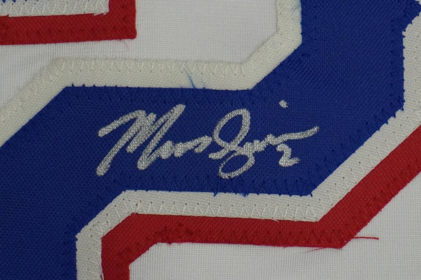 MARCUS SEMIEN TEXAS RANGERS SIGNED Sewn Jersey BAS
