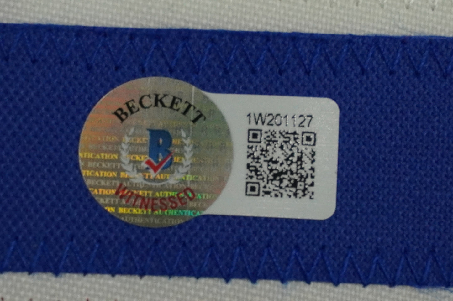 MARCUS SEMIEN TEXAS RANGERS SIGNED Sewn Jersey BAS