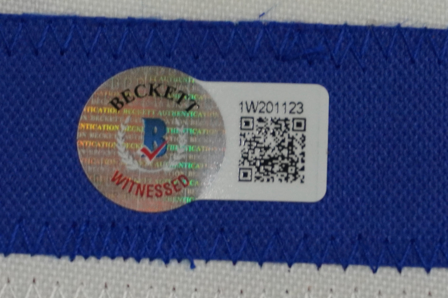 MARCUS SEMIEN TEXAS RANGERS SIGNED Sewn Jersey BAS