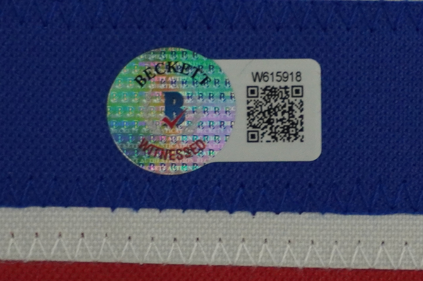 MARCUS SEMIEN TEXAS RANGERS SIGNED Sewn Jersey BAS