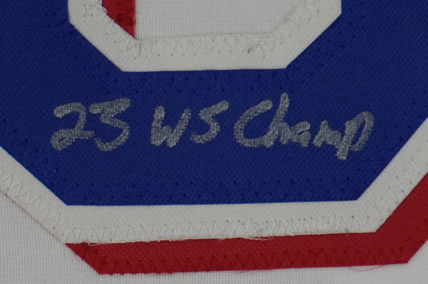 CODY BRADFORD TEXAS RANGERS SIGNED Sewn Jersey W/23 WS Champ JSA COA