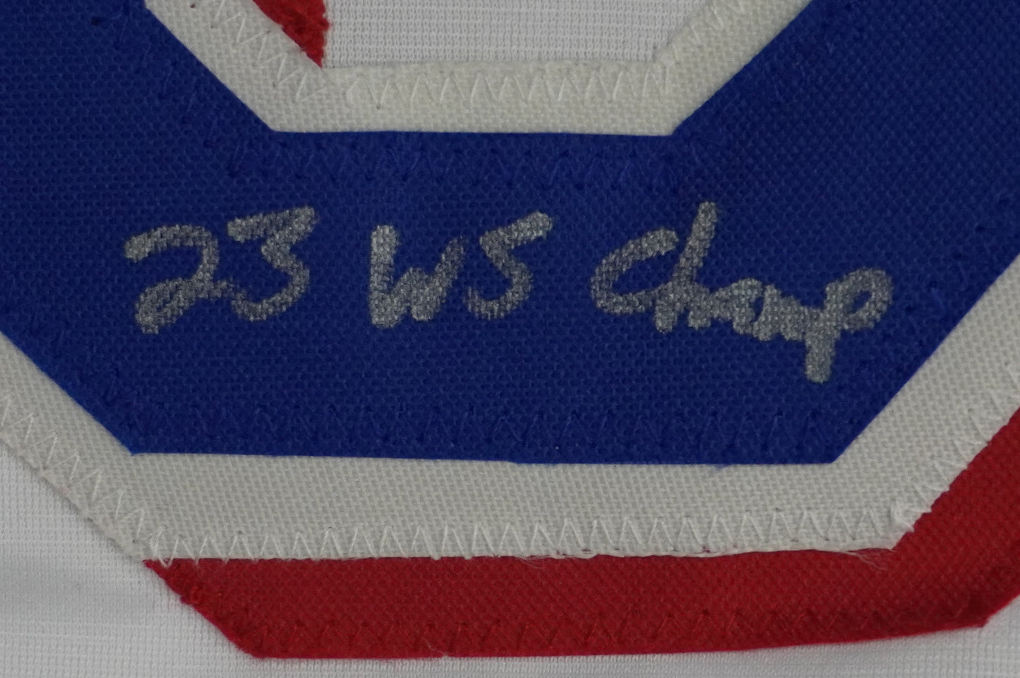 CODY BRADFORD TEXAS RANGERS SIGNED Sewn Jersey W/23 WS Champ JSA COA