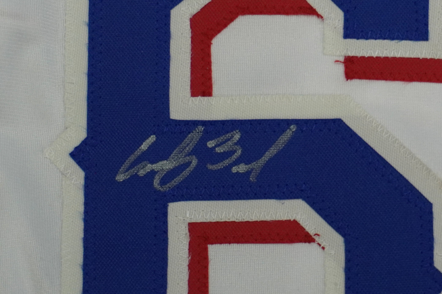 CODY BRADFORD TEXAS RANGERS SIGNED Sewn Jersey W/23 WS Champ JSA COA
