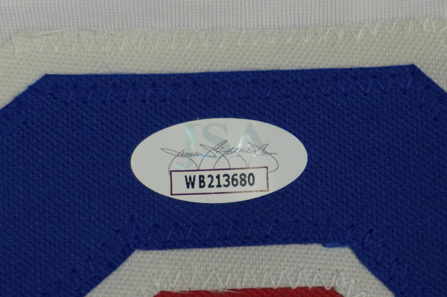 CODY BRADFORD TEXAS RANGERS SIGNED Sewn Jersey W/23 WS Champ JSA COA