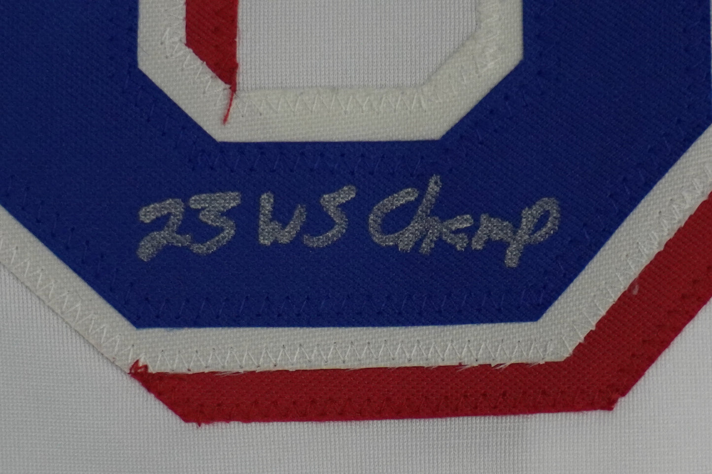 CODY BRADFORD TEXAS RANGERS SIGNED Sewn Jersey W/23 WS Champ JSA COA