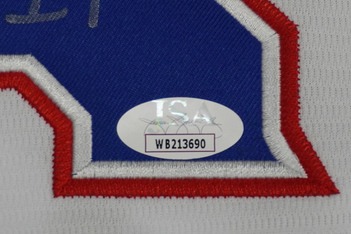 CODY BRADFORD TEXAS RANGERS SIGNED Sewn Jersey W/Multi Stats INSC JSA COA