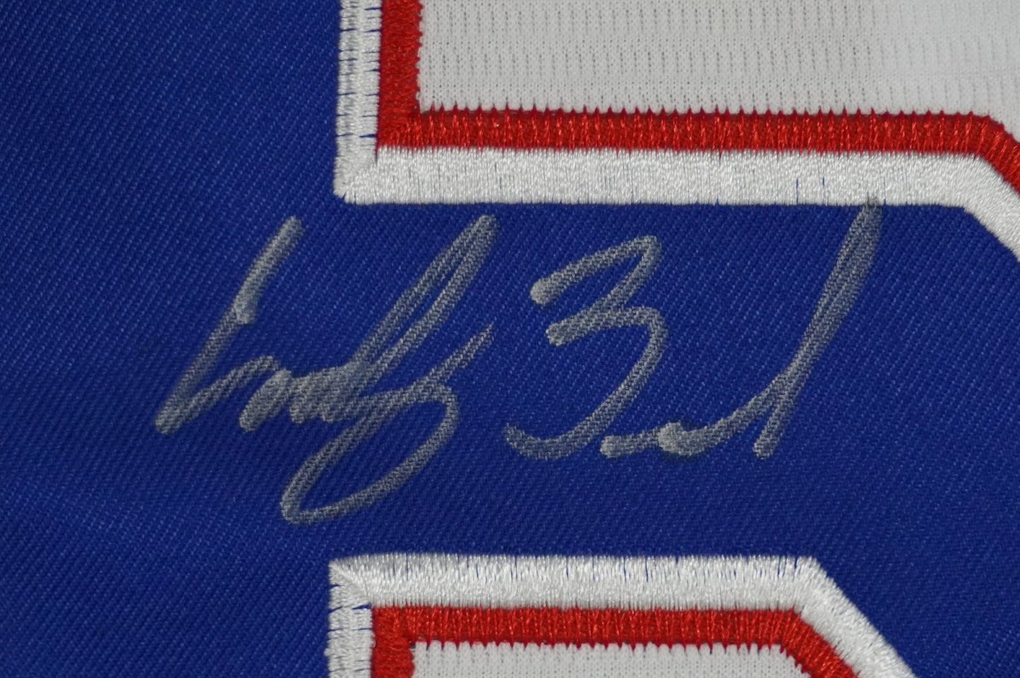 CODY BRADFORD TEXAS RANGERS SIGNED Sewn Jersey W/Multi Stats INSC JSA COA
