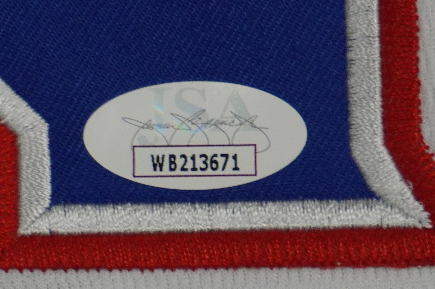 CODY BRADFORD TEXAS RANGERS SIGNED Sewn Jersey W/Multi Stats INSC JSA COA