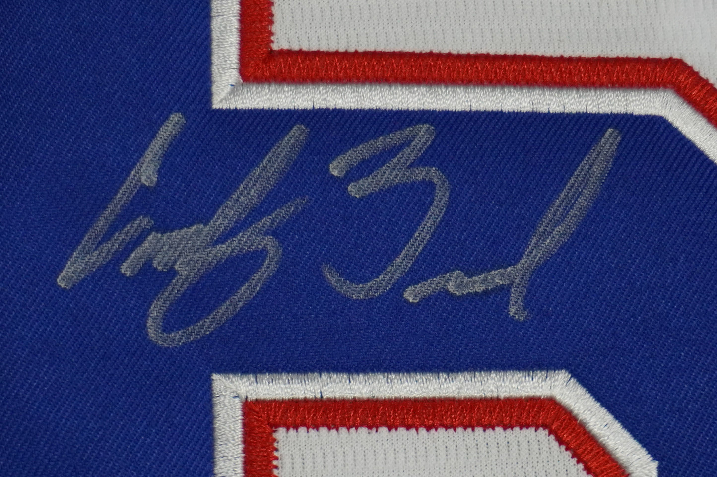CODY BRADFORD TEXAS RANGERS SIGNED Sewn Jersey W/Multi Stats INSC JSA COA