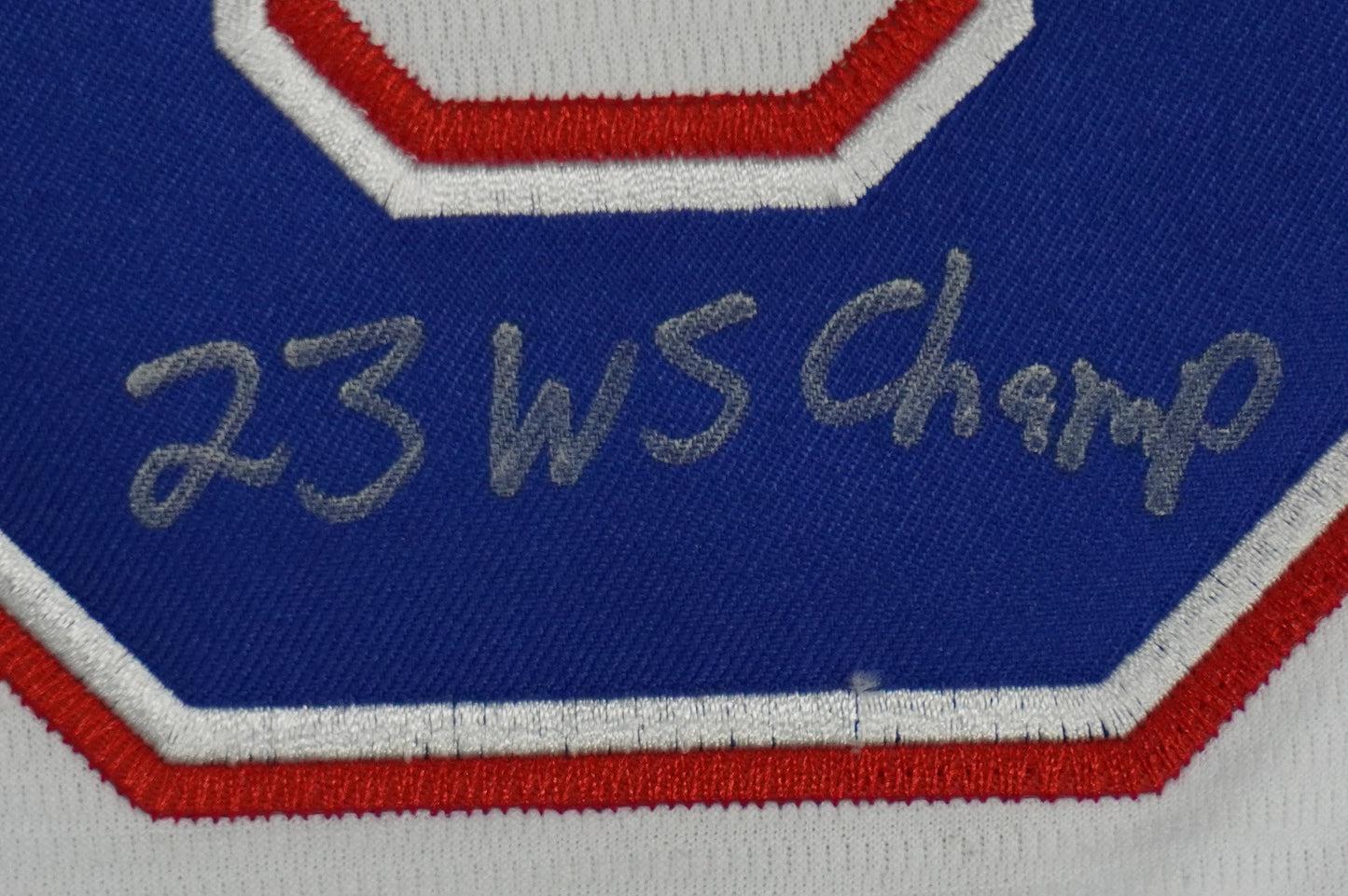 CODY BRADFORD TEXAS RANGERS SIGNED Sewn Jersey W/Multi Stats INSC JSA COA