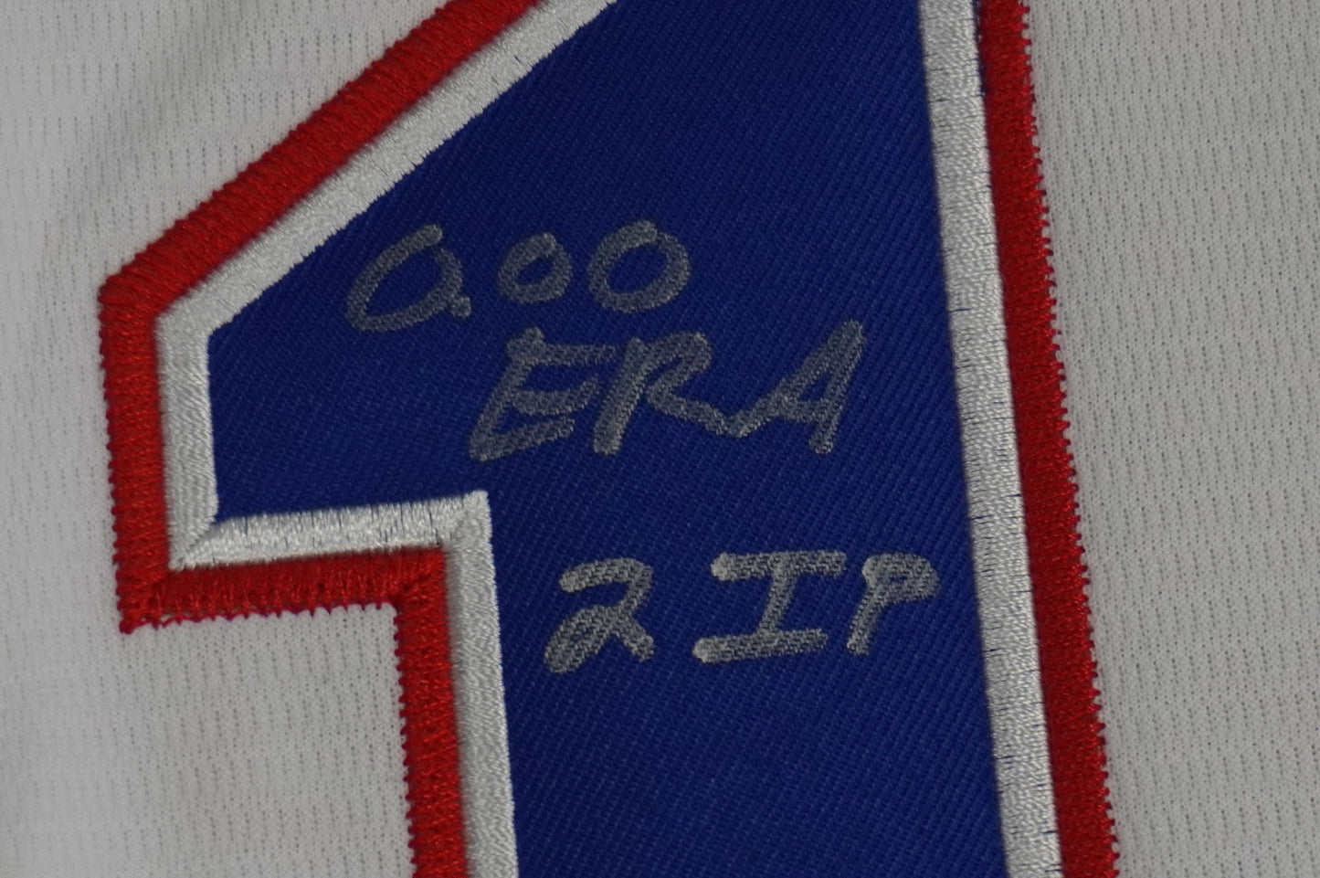 CODY BRADFORD TEXAS RANGERS SIGNED Sewn Jersey W/Multi Stats INSC JSA COA