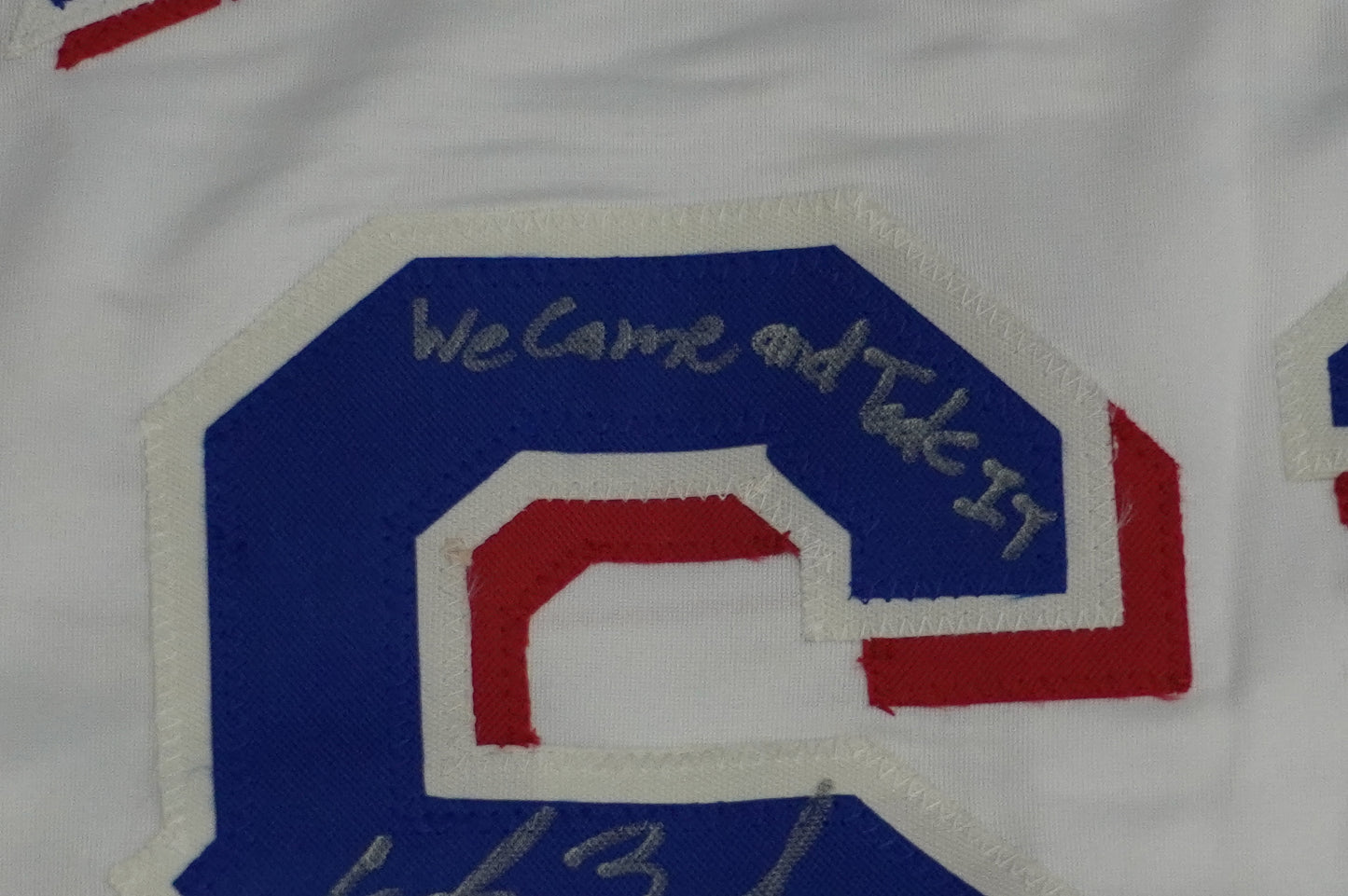 CODY BRADFORD TEXAS RANGERS SIGNED Sewn Jersey W/Multi Stats INSC JSA COA