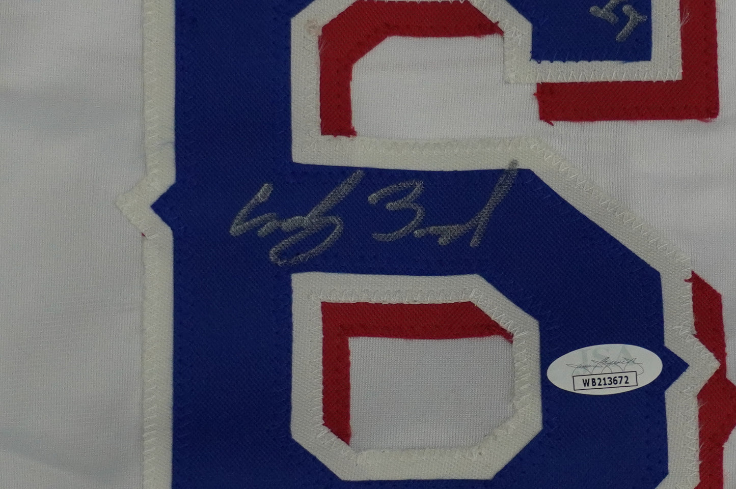 CODY BRADFORD TEXAS RANGERS SIGNED Sewn Jersey W/Multi Stats INSC JSA COA