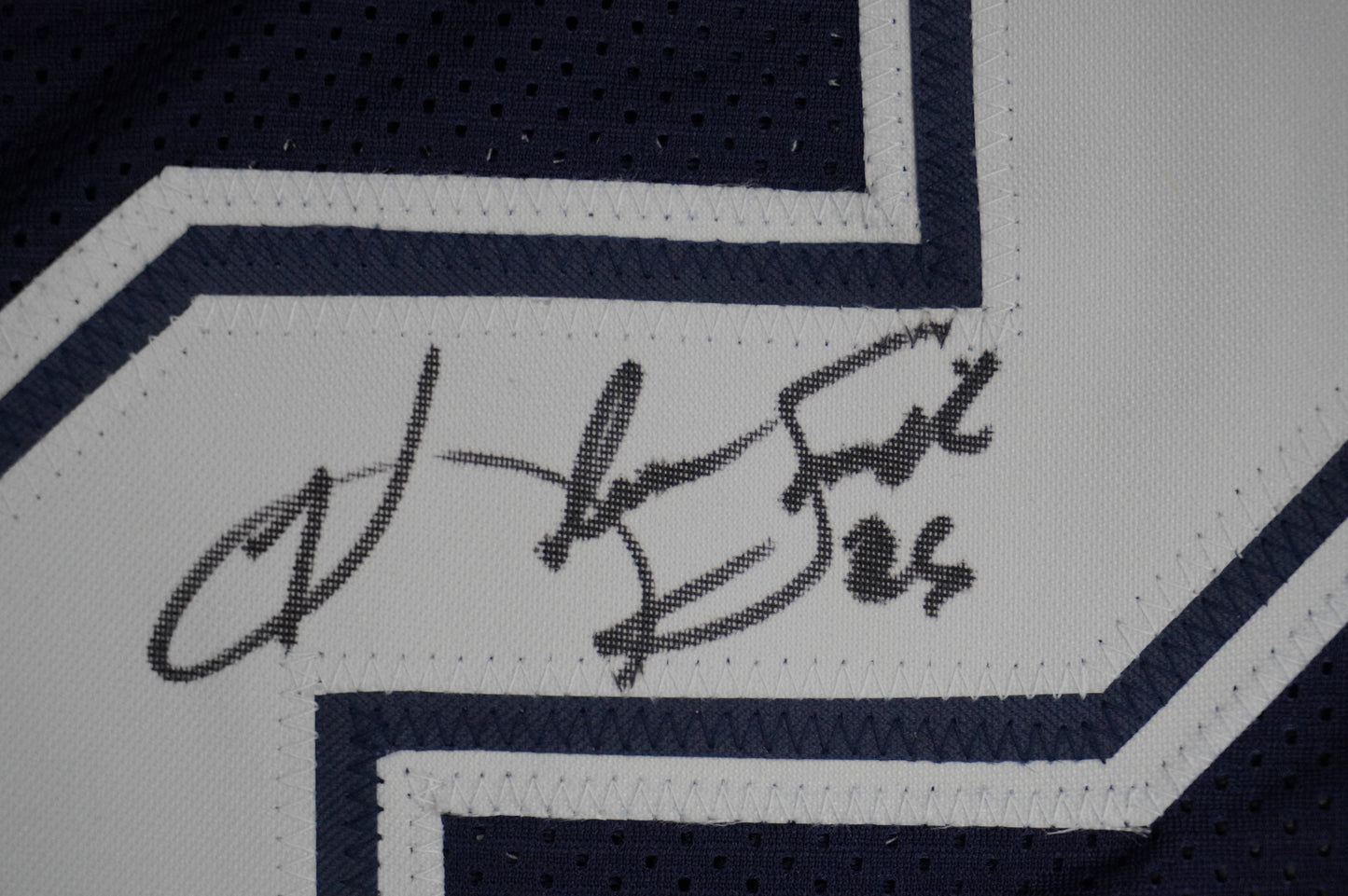 KEVIN SMITH DALLAS COWBOYS SIGNED Blue JERSEY Texas A&M Aggies w/INSCs 3XL JSA