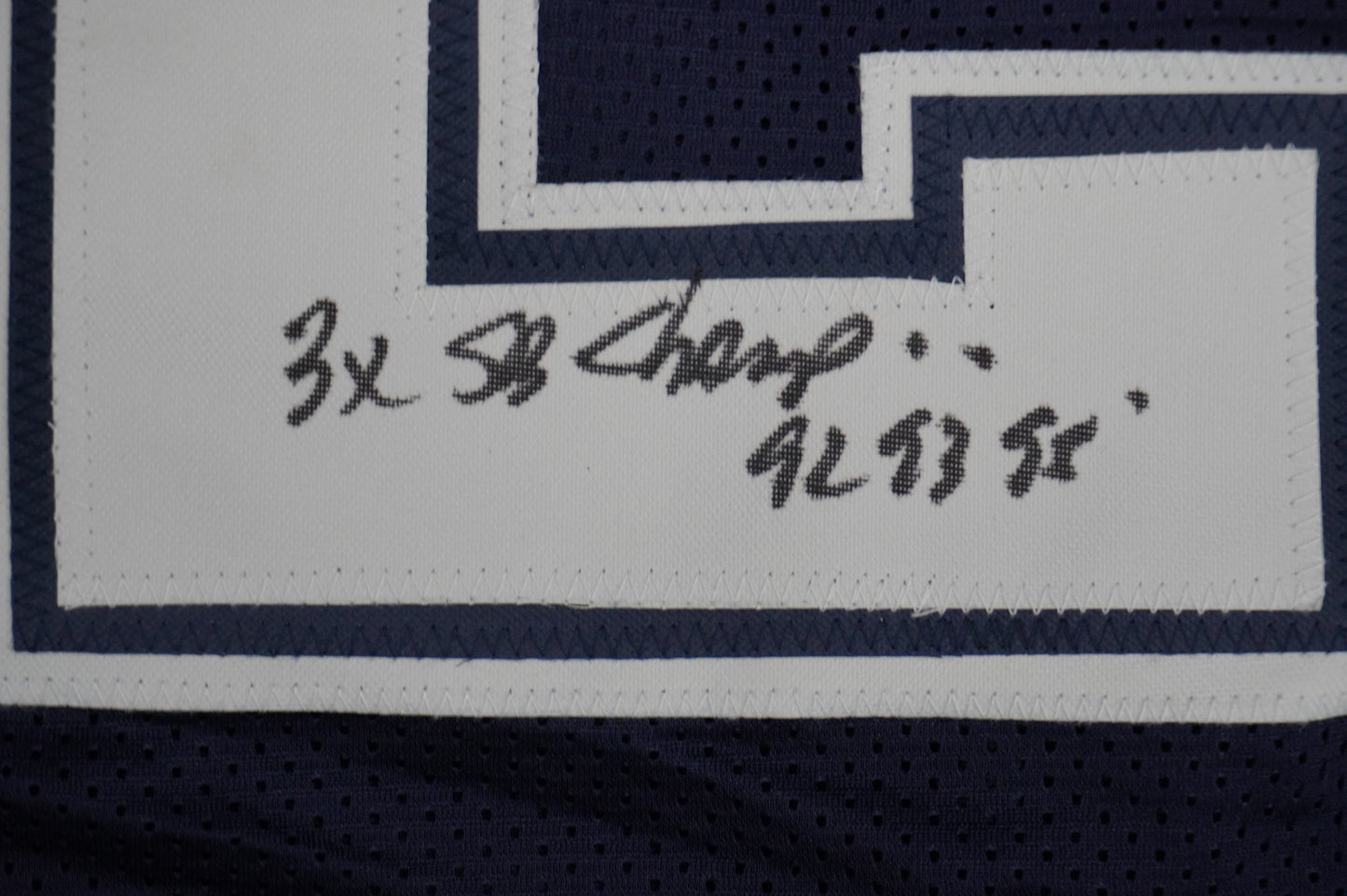 KEVIN SMITH DALLAS COWBOYS SIGNED Blue JERSEY Texas A&M Aggies w/INSCs 3XL JSA