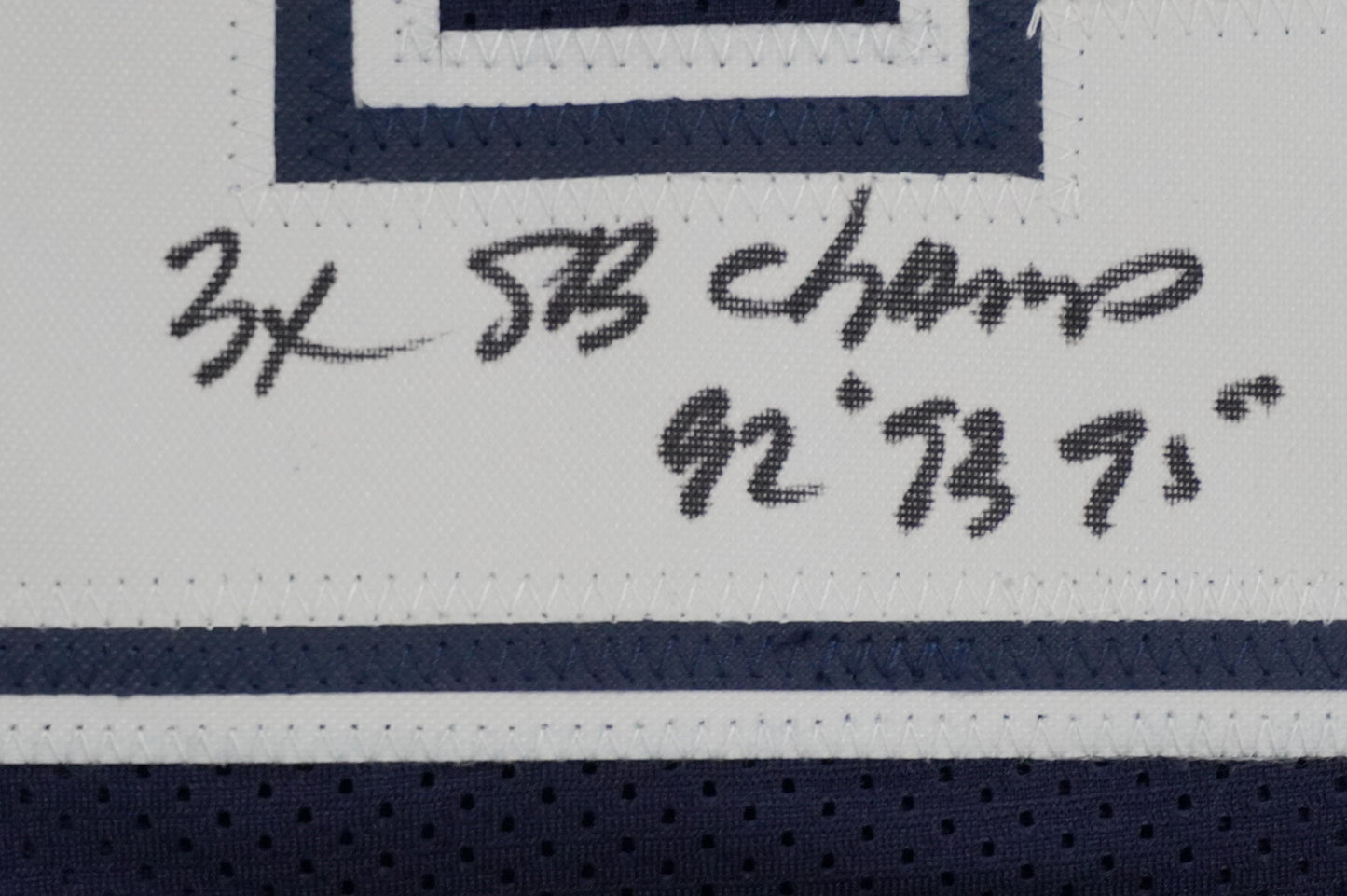 KEVIN SMITH DALLAS COWBOYS SIGNED Blue JERSEY Texas A&M Aggies w/INSCs XL JSA