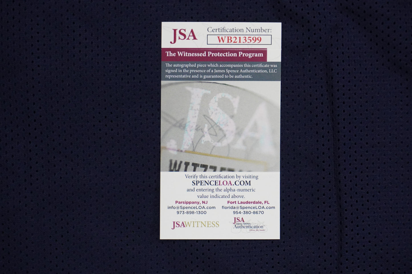 KEVIN SMITH DALLAS COWBOYS SIGNED Blue JERSEY Texas A&M Aggies w/INSCs XL JSA