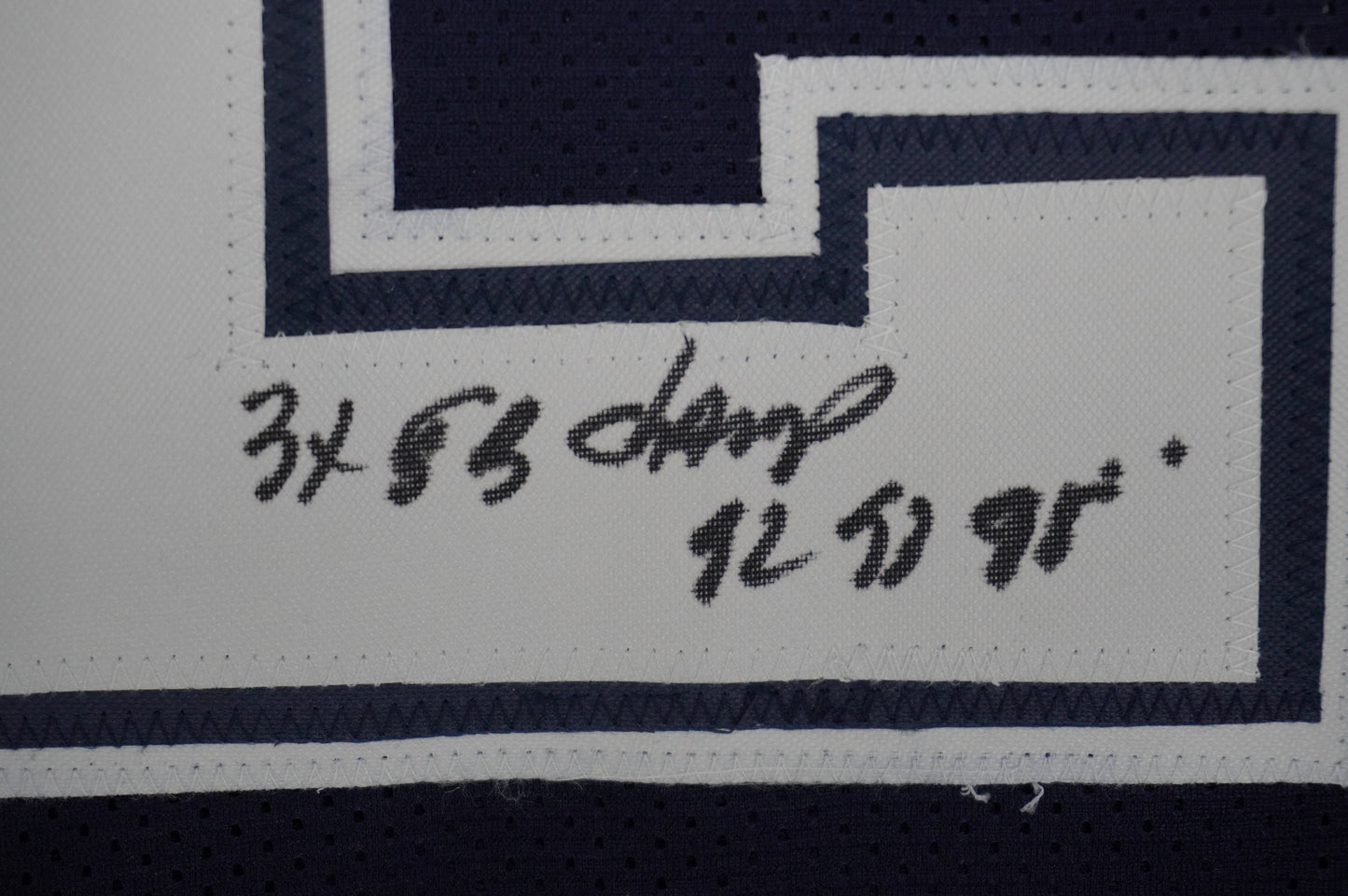 KEVIN SMITH DALLAS COWBOYS SIGNED Blue JERSEY Texas A&M Aggies w/INSCs 3XL JSA