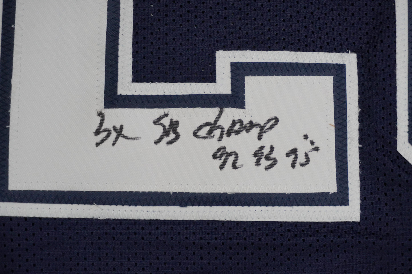 KEVIN SMITH DALLAS COWBOYS SIGNED Blue JERSEY Texas A&M Aggies w/INSCs 3XL JSA