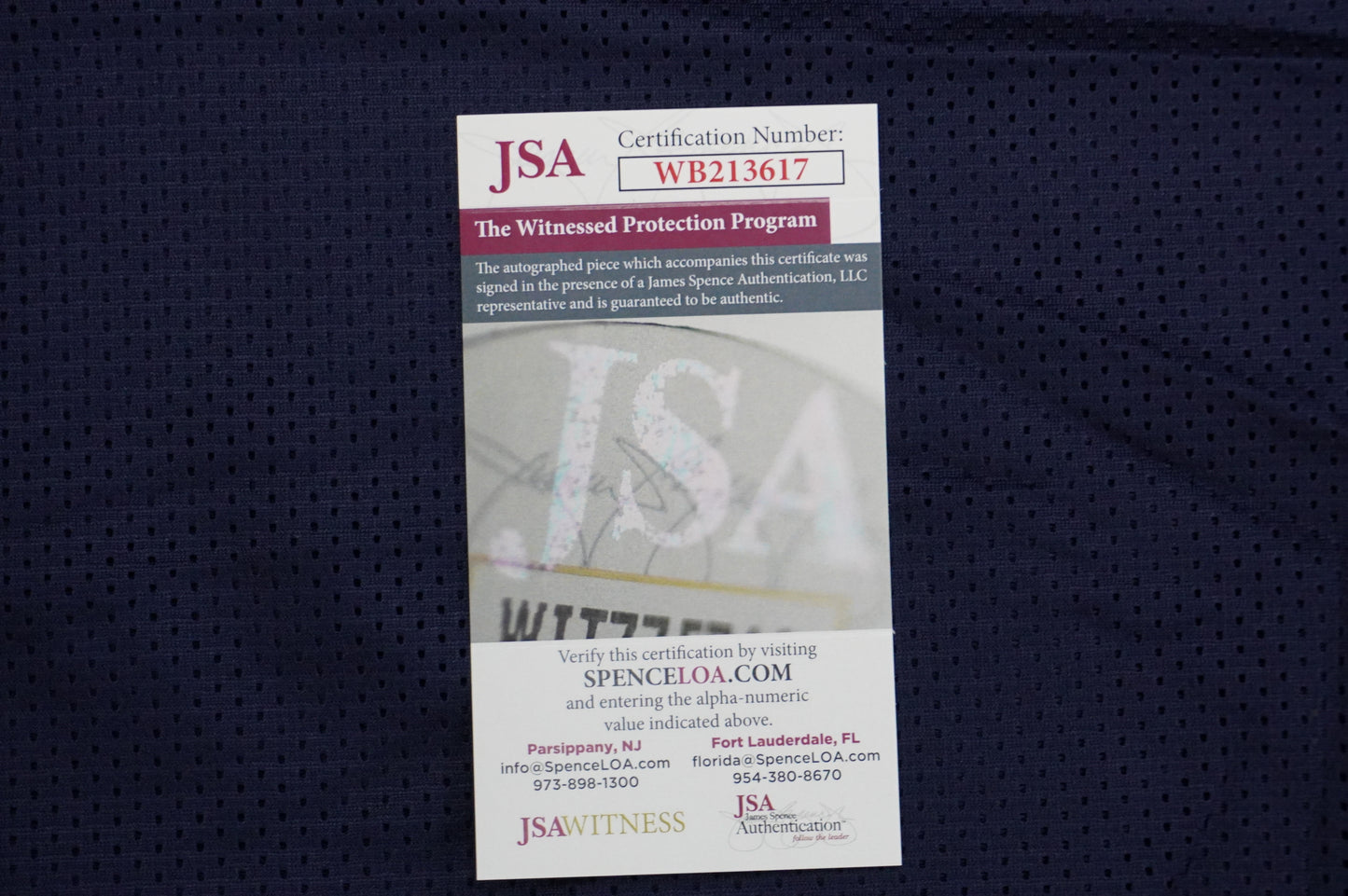 KEVIN SMITH DALLAS COWBOYS SIGNED Blue JERSEY Texas A&M Aggies w/INSCs 3XL JSA