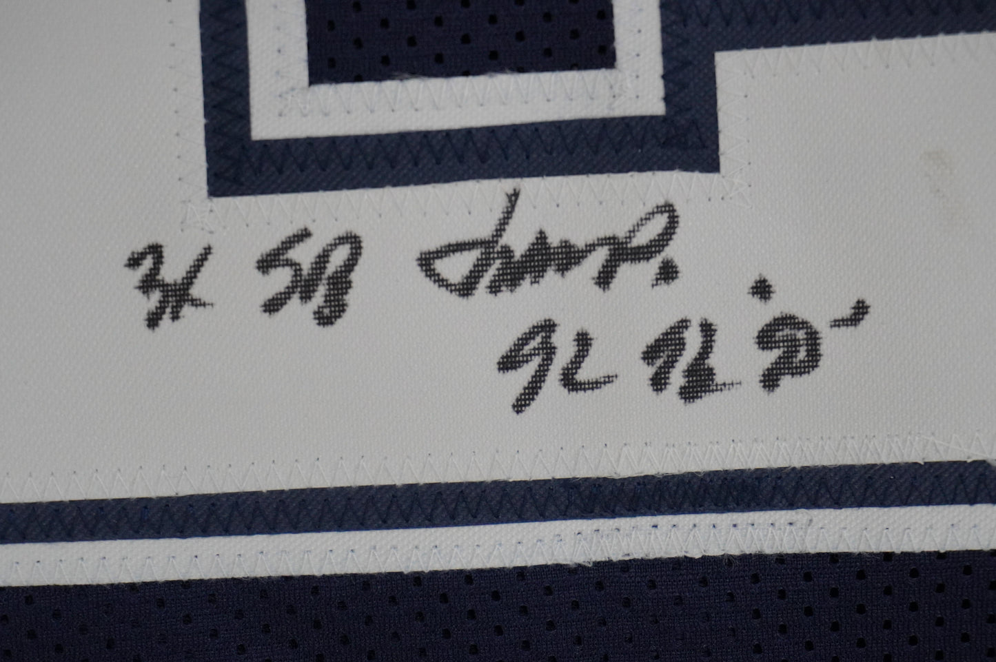 KEVIN SMITH DALLAS COWBOYS SIGNED Blue JERSEY Texas A&M Aggies w/INSCs 3XL JSA