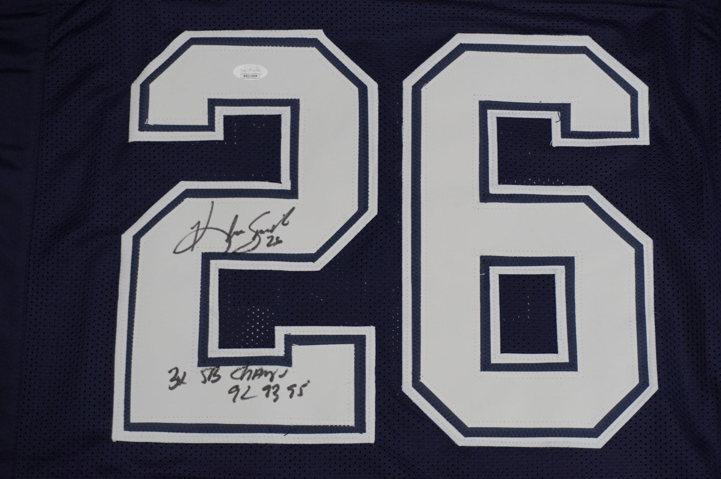 KEVIN SMITH DALLAS COWBOYS SIGNED Blue JERSEY Texas A&M Aggies w/INSCs 3XL JSA