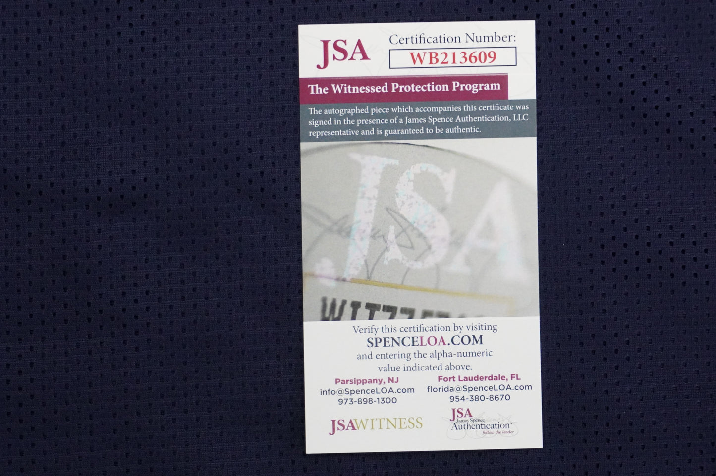 KEVIN SMITH DALLAS COWBOYS SIGNED Blue JERSEY Texas A&M Aggies w/INSCs 3XL JSA