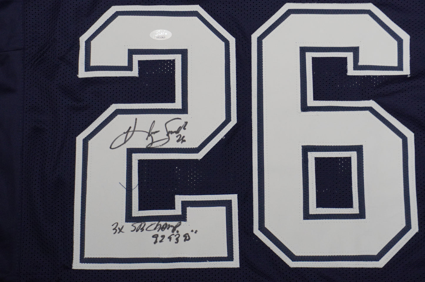KEVIN SMITH DALLAS COWBOYS SIGNED Blue JERSEY Texas A&M Aggies w/INSCs 3XL JSA