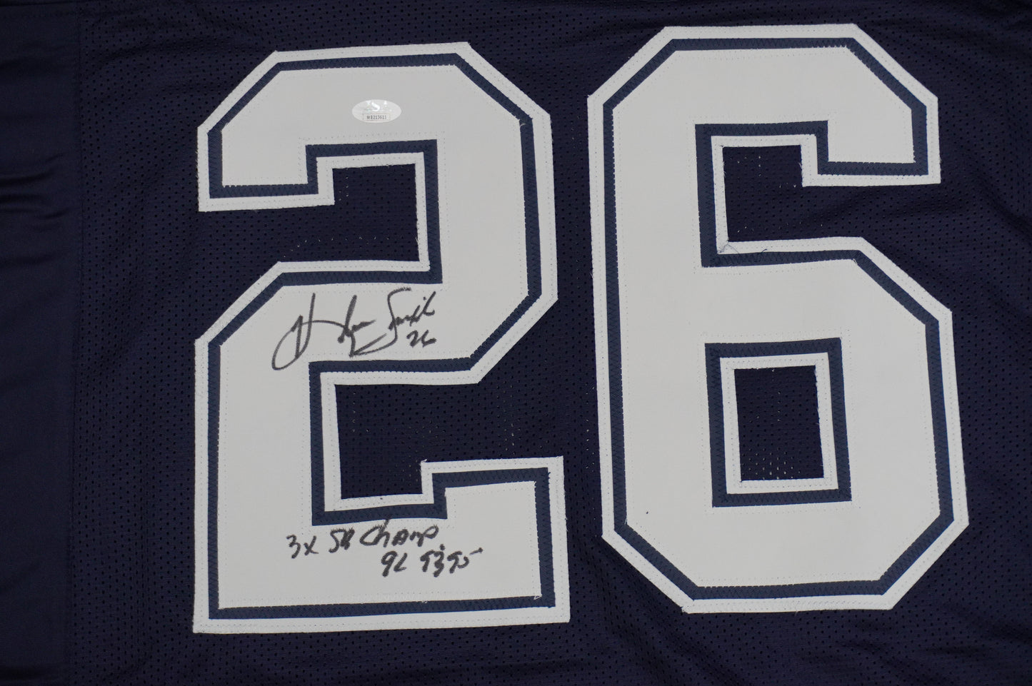 KEVIN SMITH DALLAS COWBOYS SIGNED Blue JERSEY Texas A&M Aggies w/INSCs 3XL JSA