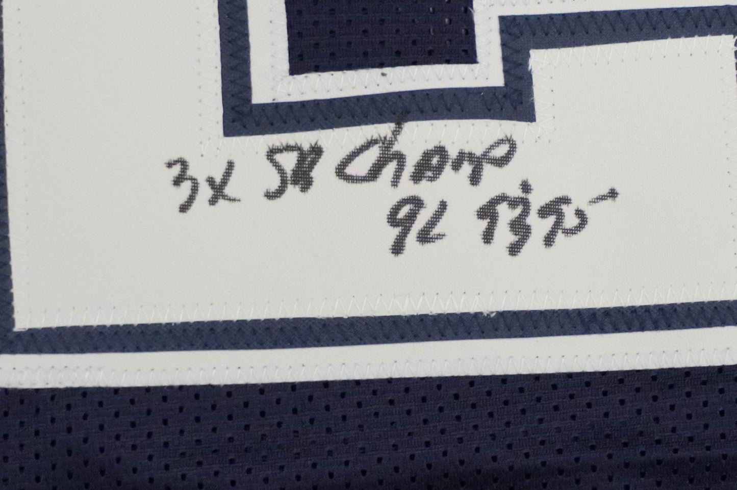 KEVIN SMITH DALLAS COWBOYS SIGNED Blue JERSEY Texas A&M Aggies w/INSCs 3XL JSA