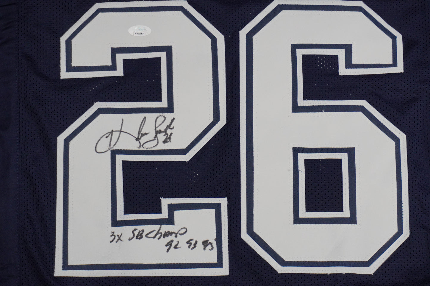 KEVIN SMITH DALLAS COWBOYS SIGNED Blue JERSEY Texas A&M Aggies w/INSCs 2XL JSA