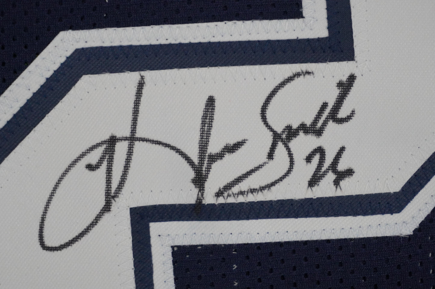 KEVIN SMITH DALLAS COWBOYS SIGNED Blue JERSEY Texas A&M Aggies w/INSCs 2XL JSA