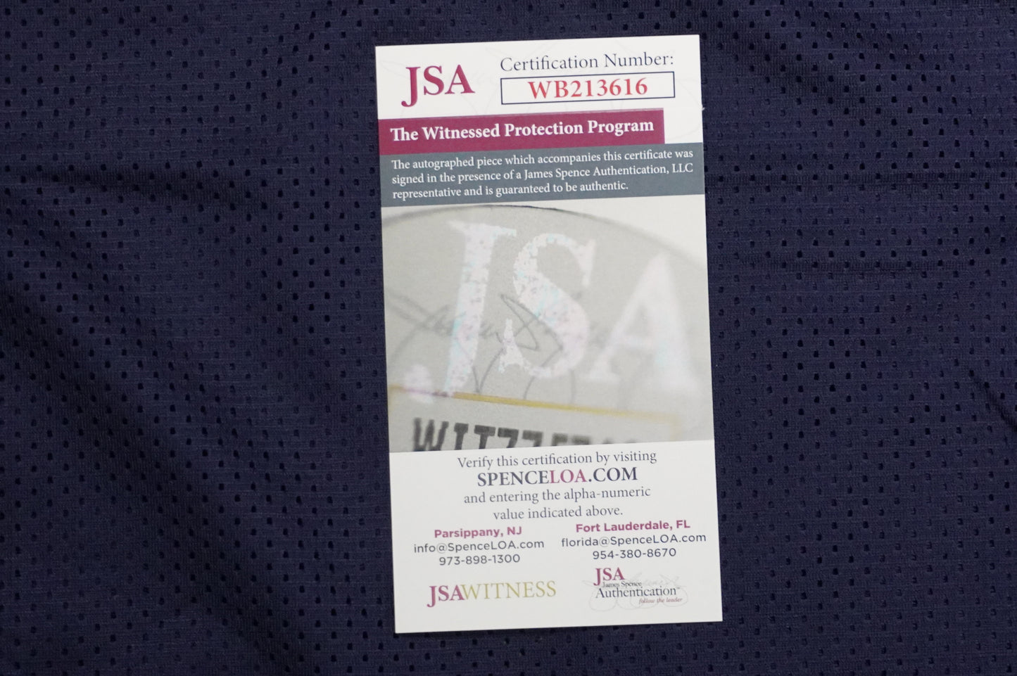 KEVIN SMITH DALLAS COWBOYS SIGNED Blue JERSEY Texas A&M Aggies w/INSCs 2XL JSA