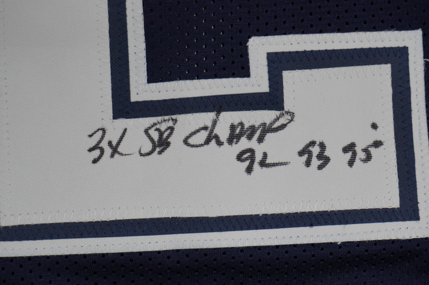 KEVIN SMITH DALLAS COWBOYS SIGNED Blue JERSEY Texas A&M Aggies w/INSCs 2XL JSA