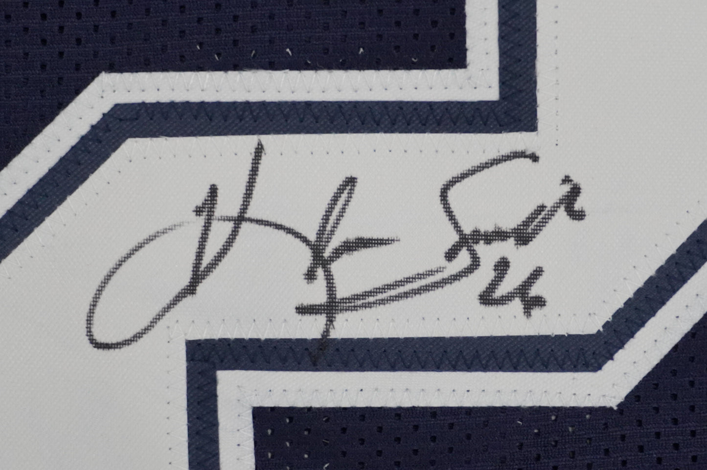 KEVIN SMITH DALLAS COWBOYS SIGNED Blue JERSEY Texas A&M Aggies w/INSCs Med JSA