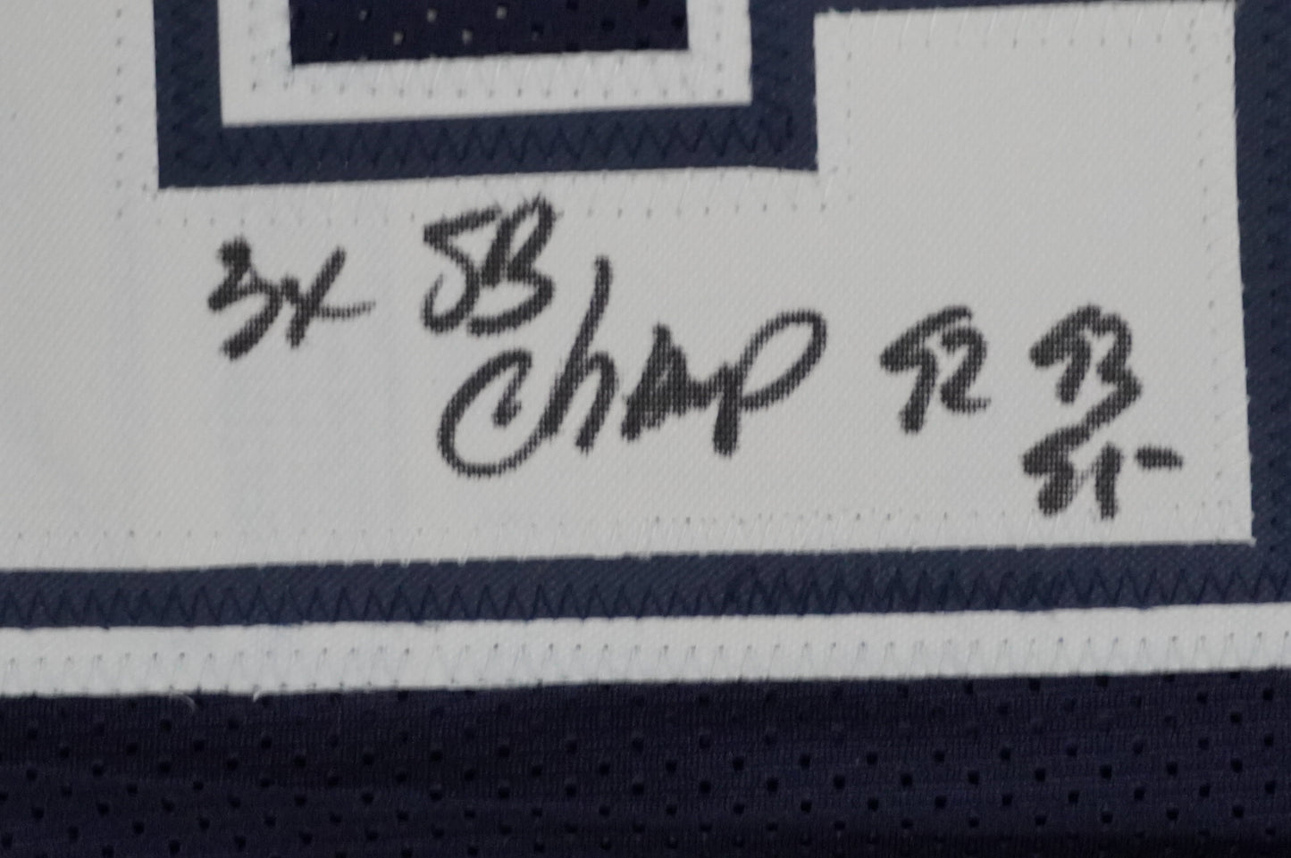 KEVIN SMITH DALLAS COWBOYS SIGNED Blue JERSEY Texas A&M Aggies w/INSCs Med JSA