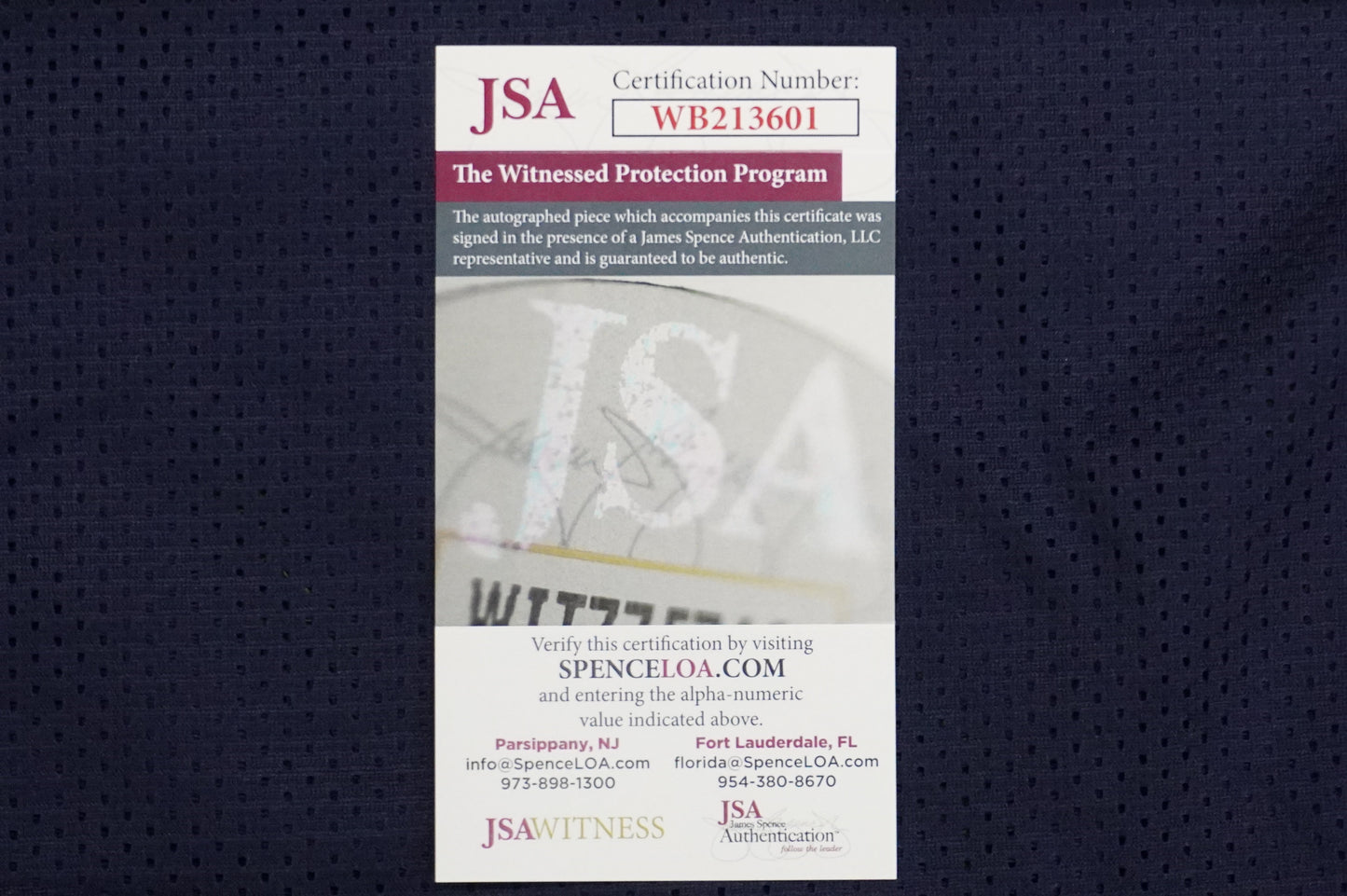 KEVIN SMITH DALLAS COWBOYS SIGNED Blue JERSEY Texas A&M Aggies w/INSCs Med JSA