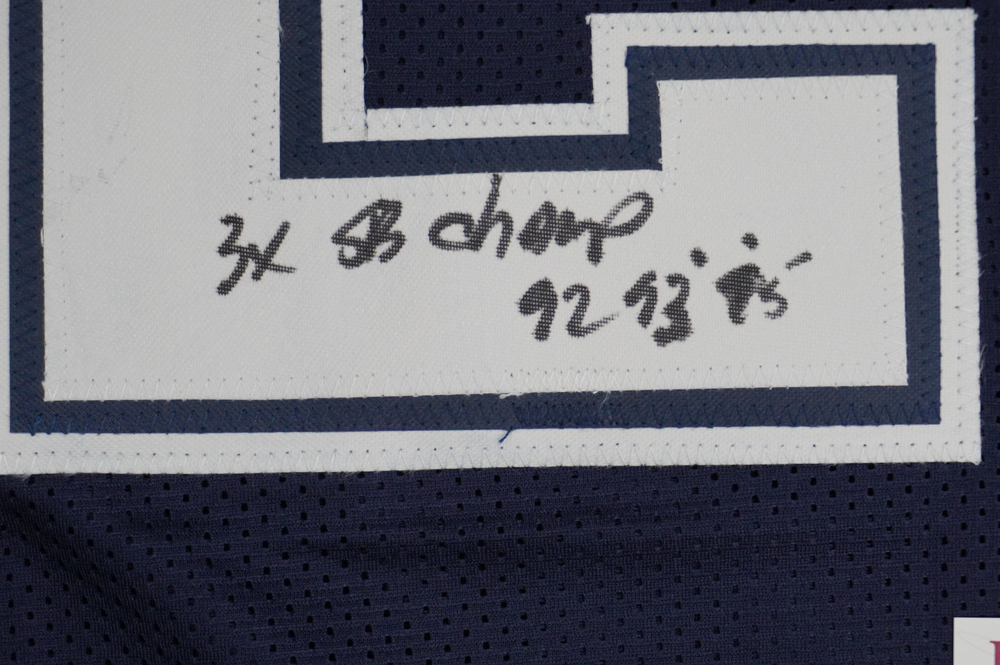 KEVIN SMITH DALLAS COWBOYS SIGNED Blue JERSEY Texas A&M Aggies w/INSCs Med JSA