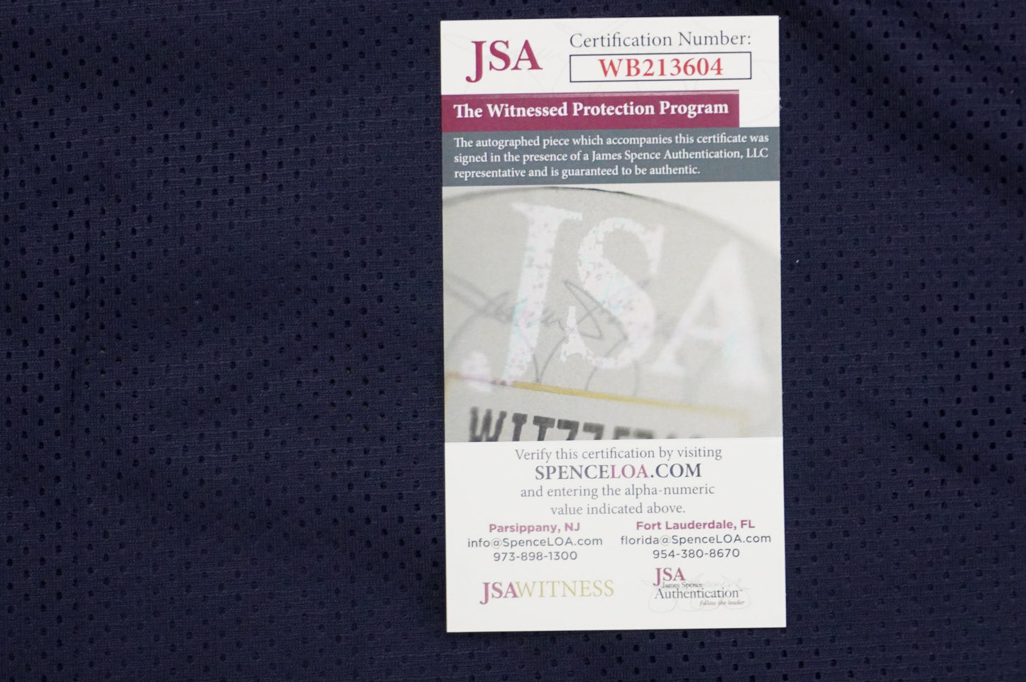 KEVIN SMITH DALLAS COWBOYS SIGNED Blue JERSEY Texas A&M Aggies w/INSCs Med JSA