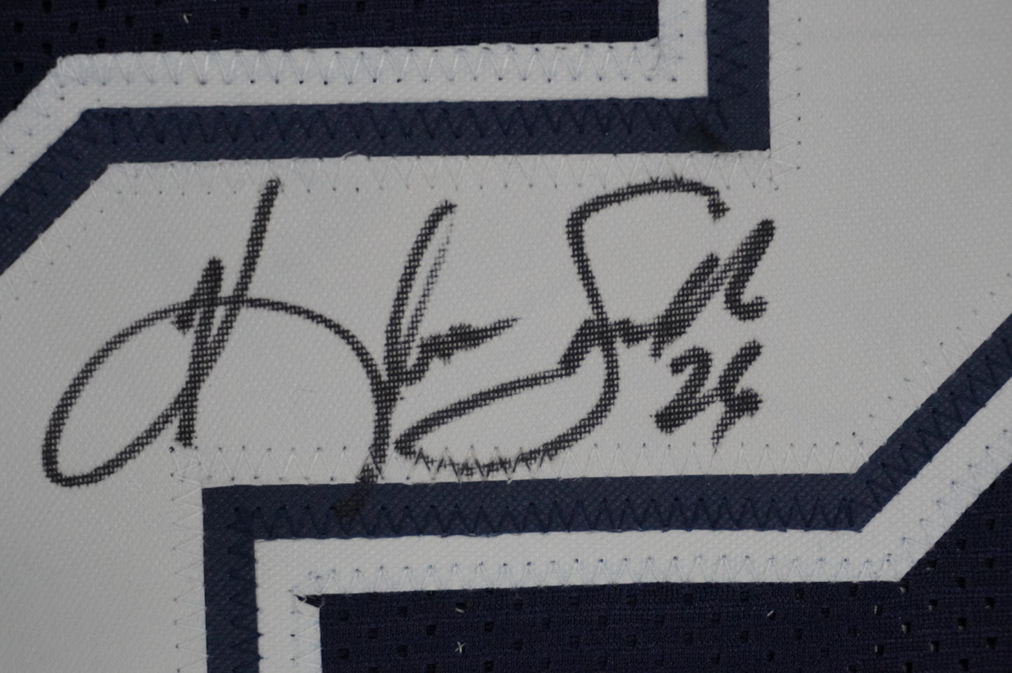 KEVIN SMITH DALLAS COWBOYS SIGNED Blue JERSEY Texas A&M Aggies w/INSCs Med JSA