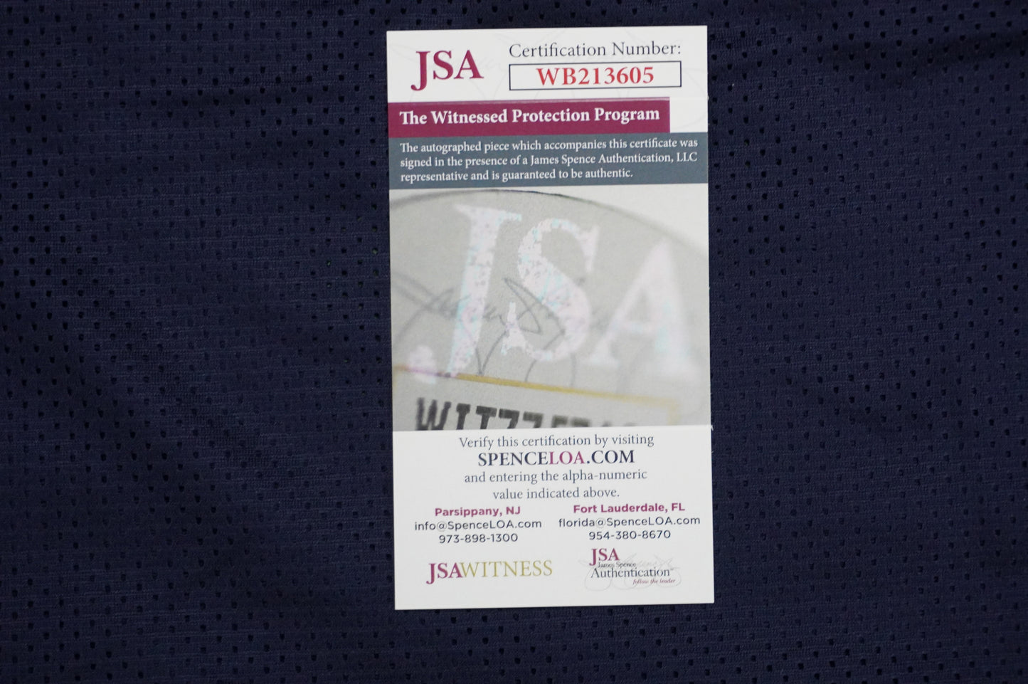 KEVIN SMITH DALLAS COWBOYS SIGNED Blue JERSEY Texas A&M Aggies w/INSCs Med JSA