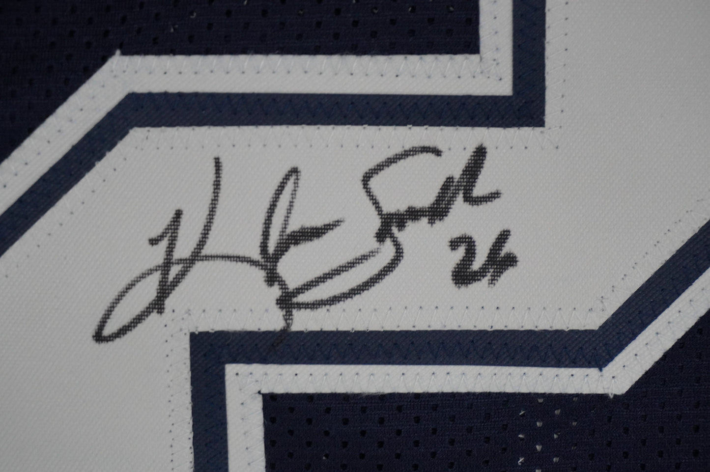 KEVIN SMITH DALLAS COWBOYS SIGNED Blue JERSEY Texas A&M Aggies w/INSCs Med JSA