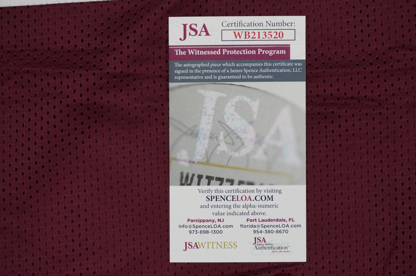 KEVIN SMITH TEXAS A&M  SIGNED JERSEY Dallas Cowboys w/INSCs L JSA