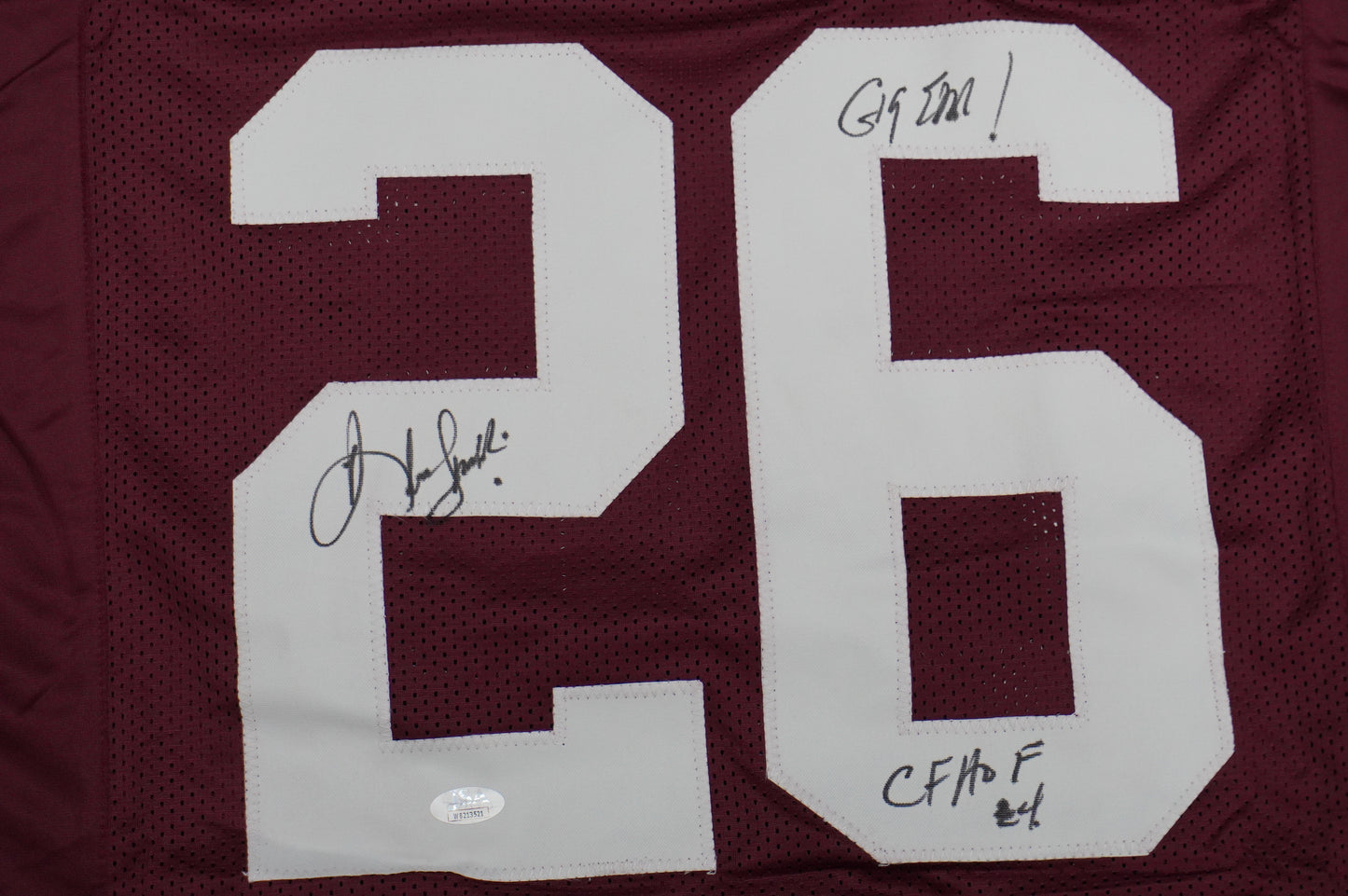 KEVIN SMITH TEXAS A&M  SIGNED JERSEY Dallas Cowboys w/INSCs L JSA