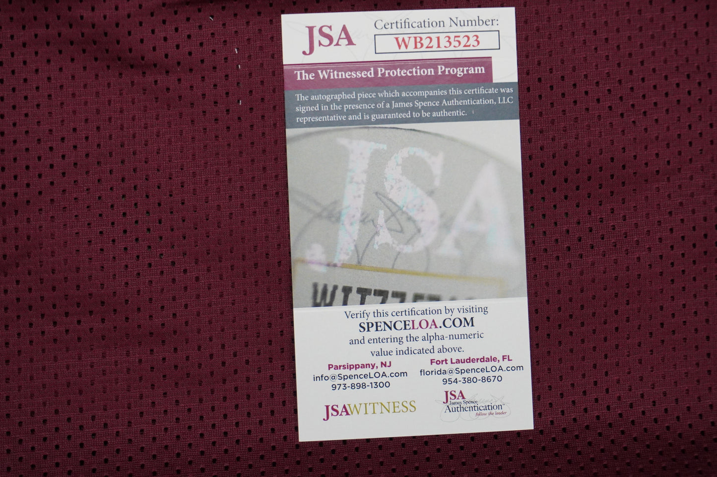 KEVIN SMITH TEXAS A&M  SIGNED JERSEY Dallas Cowboys w/INSCs L JSA