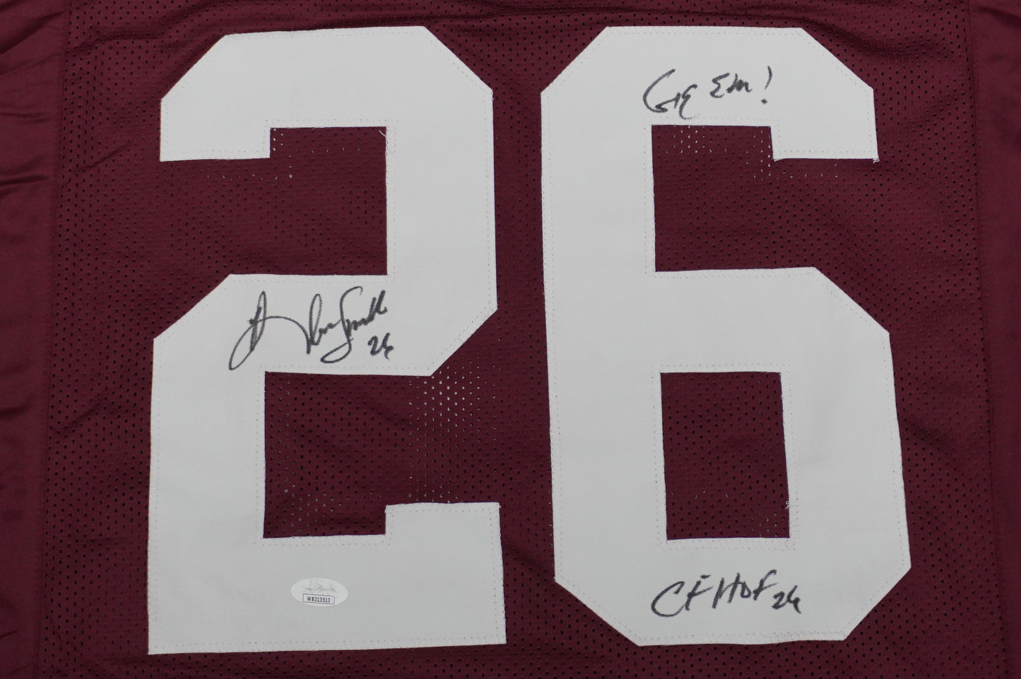 KEVIN SMITH TEXAS A&M  SIGNED JERSEY Dallas Cowboys w/INSCs L JSA