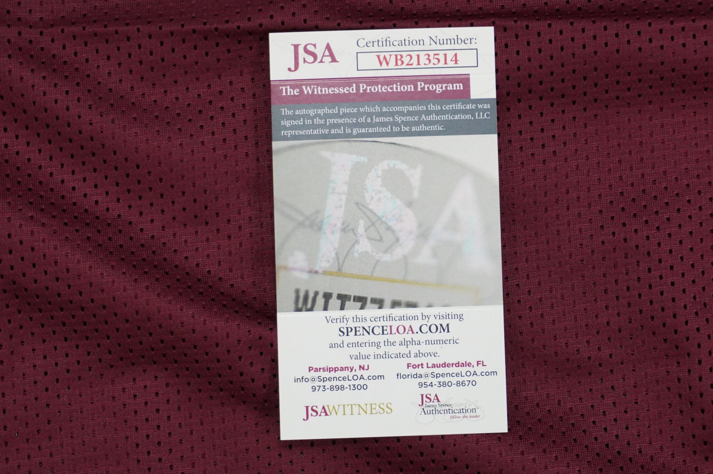 KEVIN SMITH TEXAS A&M SIGNED JERSEY Dallas Cowboys w/INSCs L JSA