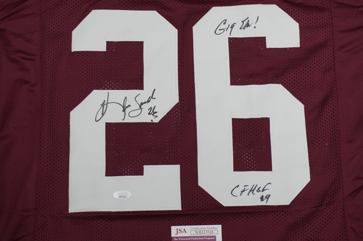 KEVIN SMITH TEXAS A&M SIGNED JERSEY Dallas Cowboys w/INSCs L JSA